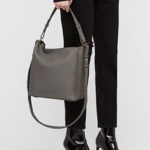 ALL SAINTS KITA CROSSBODY STORM GREY - used